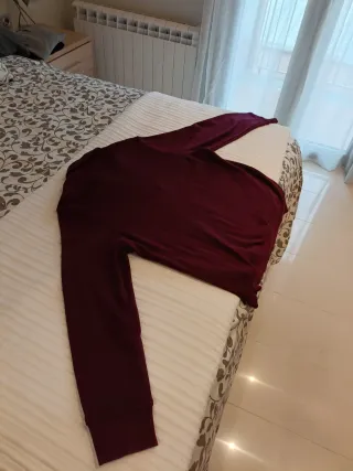 Jersey Original Lacoste Media Cremallera Morado