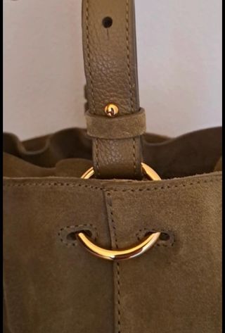 Borsa Coccinelle secchiello scamosciato