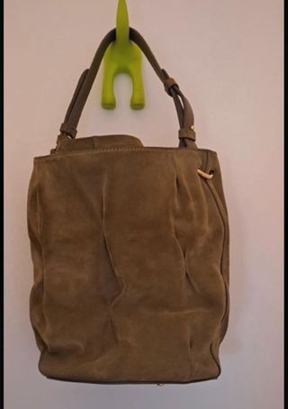 Borsa Coccinelle secchiello scamosciato