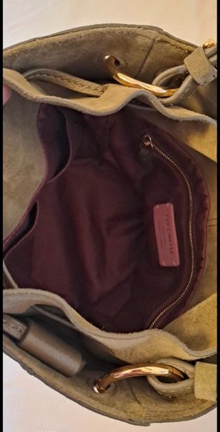 Borsa Coccinelle secchiello scamosciato