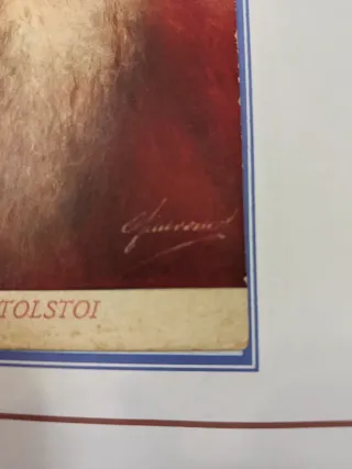Cartolina vintage Leone Tolstoj