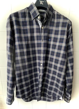 Camisa Pedro del Hierro Cuadros Azul Talla L