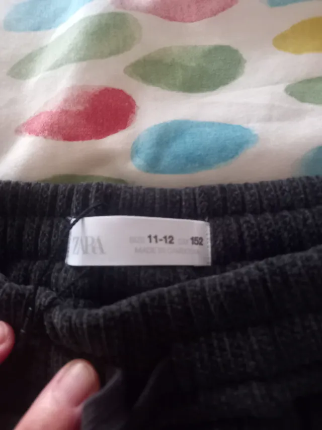 Pantalón niño pana gris