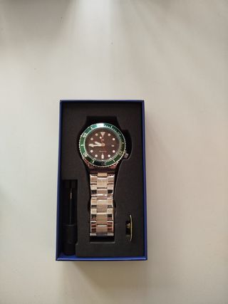 Reloj 5 Starbuk GMT Verde 43mm Acero Inoxidable