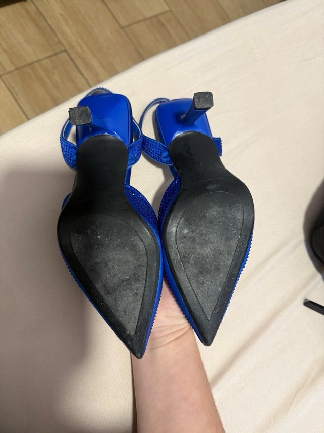 Tacones Azul Talla 36