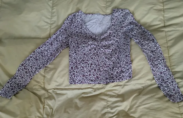 Maglia donna fantasia floreale taglia XS