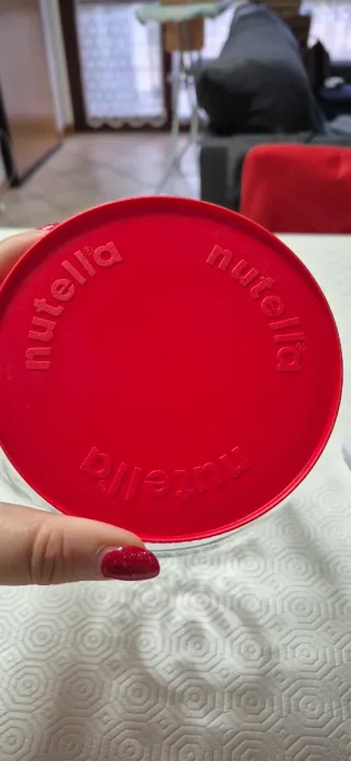 Biscottona Nutella Vetro Rosso