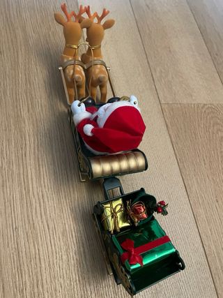 Maisto Babbo Natale con slitta e renne vintage