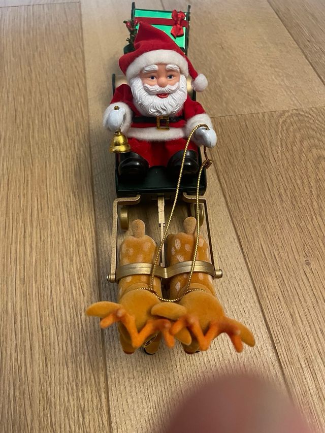 Maisto Babbo Natale con slitta e renne vintage