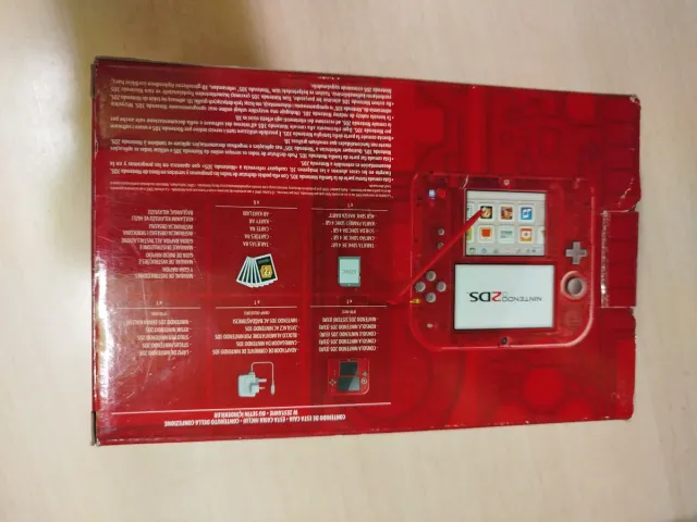 Nintendo 2DS Transparente Roja