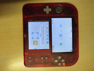 Nintendo 2DS Transparente Roja