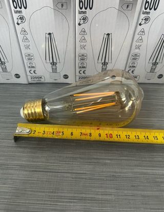 Set 4 Lampadine LED ExtraStar 6W 2200K Luce Calda