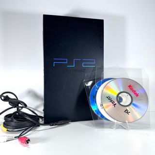 Playstation 2 PS2 Nero+ 3 Giochi+ Cavi