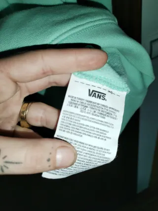 Sudadera Vans Off The Wall Verde Menta