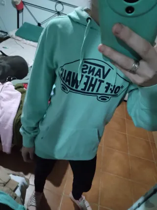 Sudadera Vans Off The Wall Verde Menta