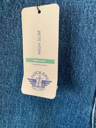 Pantalón vaquero Dockers chica talla 27 .