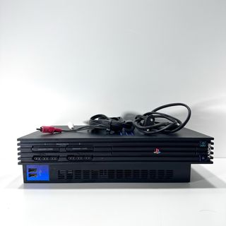 PlayStation 2 Sony Nera Mod + Completa di cavi