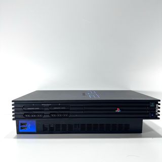 PlayStation 2 Sony Nera Mod + Completa di cavi