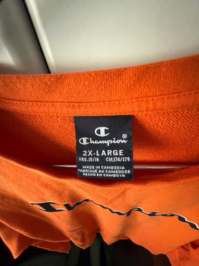 Sudadera Champion Naranja