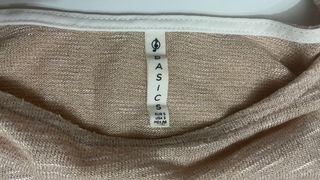 Camiseta punto Stradivarius rosa Talla S