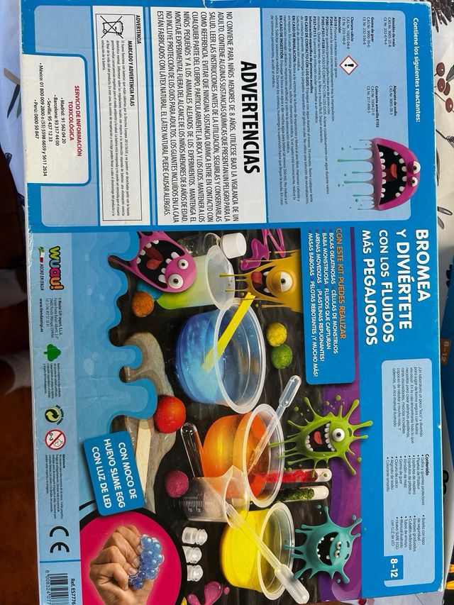 Juego de experimentos Wuau!