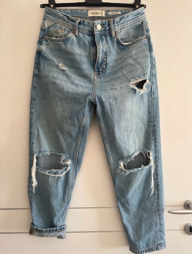 Jeans Pull&Bear Tg 38 strappati