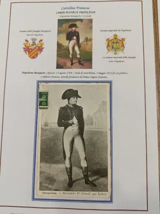 Cartoline Francesi Vintage Napoleone Bonaparte