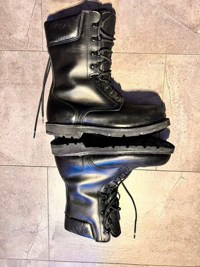 Botas Militares Iturri Cuero Negro Talla 42