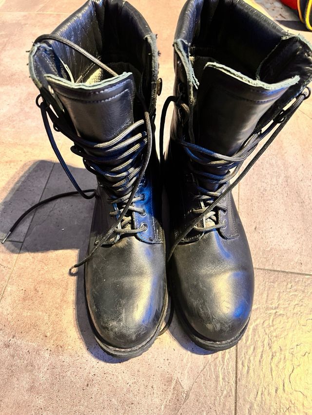 Botas Militares Iturri Cuero Negro Talla 42
