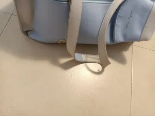 Bolso maleta bebé azul claro