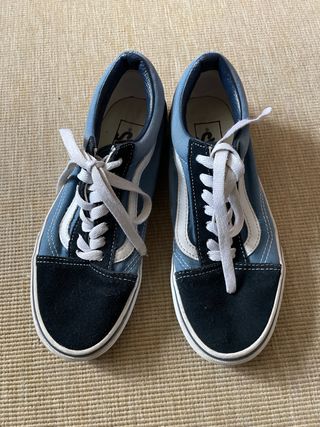 Zapatillas Vans Old Skool Azul y Negro