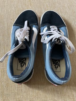 Zapatillas Vans Old Skool Azul y Negro