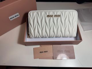 Monedero Miu Miu Blanco