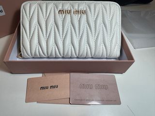 Monedero Miu Miu Blanco