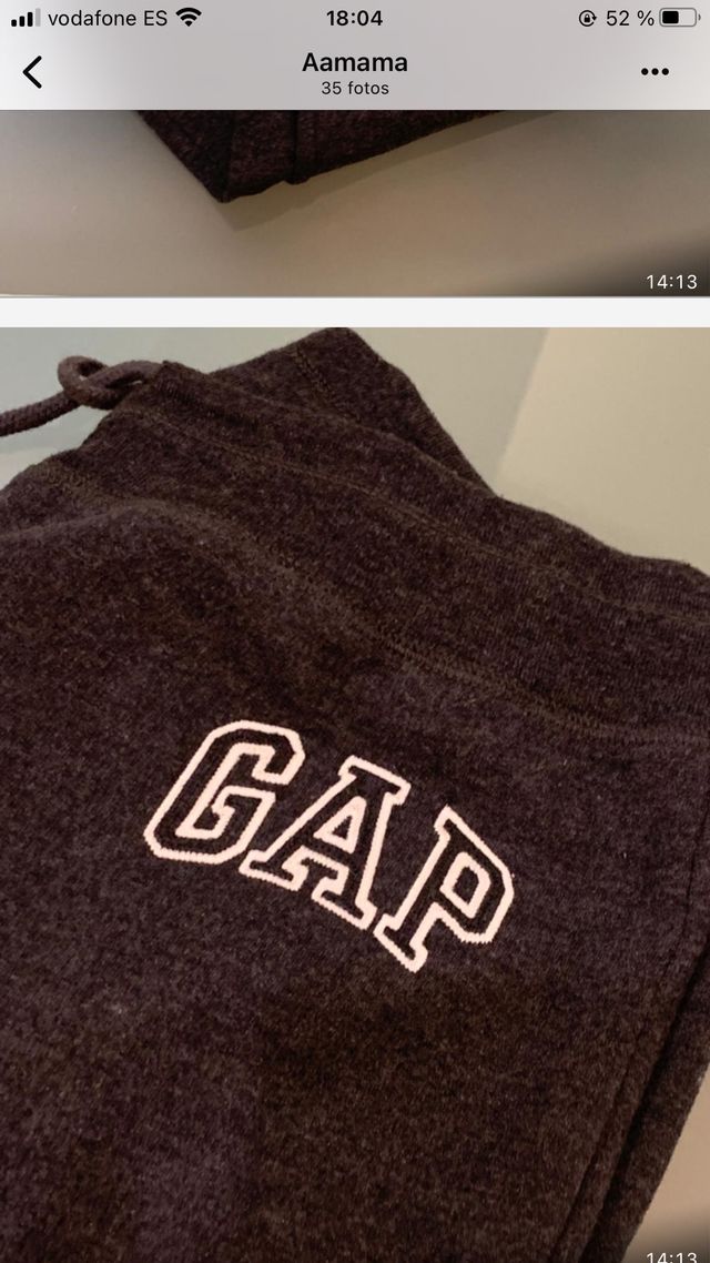 Pantalón deportivo Gap mujer gris