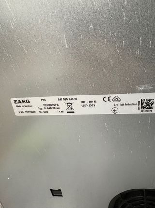 Placa Inducción AEG