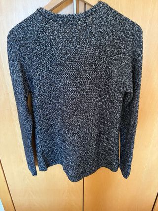 Chaqueta Massimo Dutti Negra y Gris