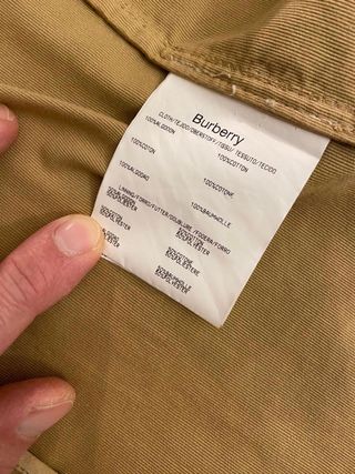 Giacca Burberry Beige Uomo