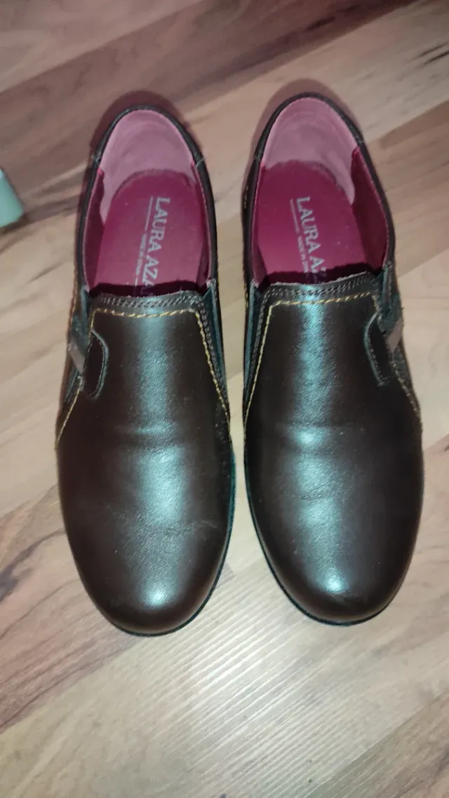 Zapatos Laura Azaña Marrones Mujer