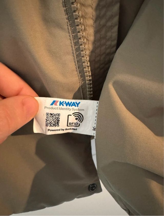 Giacca K-Way Thomas Warm Beige Taupe