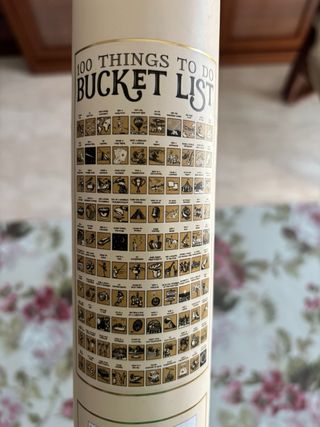 Póster 100 cosas para hacer - Lista de deseos