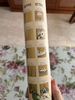 Póster 100 cosas para hacer - Lista de deseos