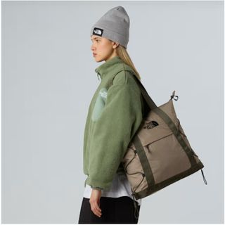 Bolso Tote The North Face Beige y Verde