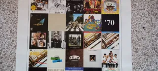 Póster Beatles 33 1/3 rpm Edición Italiana