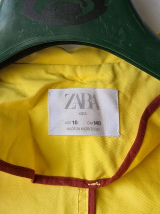 Giacca Gialla da Bambino Zara Kids