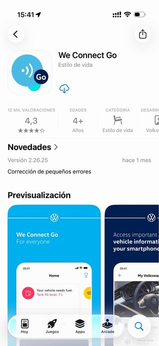 Volkswagen DataPlug para app WeConnect
