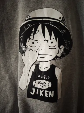 Sudadera Gris One Piece Luffy