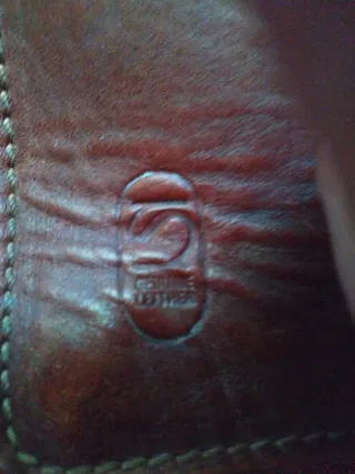 Maletín de cuero auténtico con asas