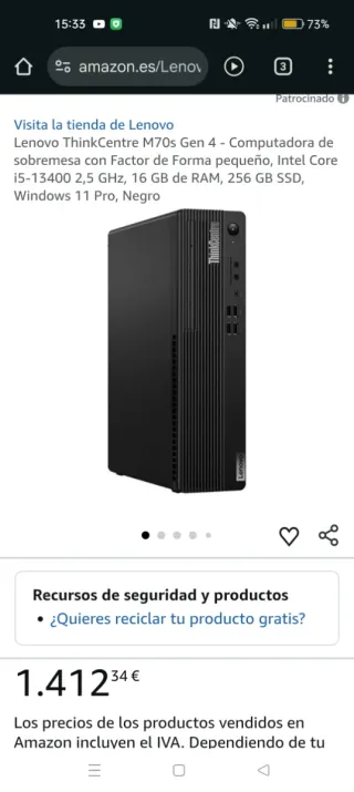 Computer Lenovo Thinkcentre