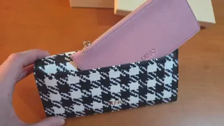 Liu Jo Cartera Houndstooth Negra y Blanca